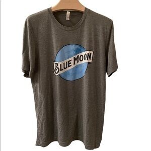 Canvas Blue Moon Beer Logo Gray Tshirt Men Large
Condition 8/10 no flaws